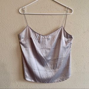 Silver Silky Elie Tahari Cami Top